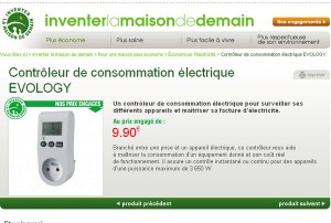 compteur mesure de consommation electrique evology leroy merlin