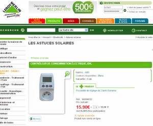 compteur mesure de consommation