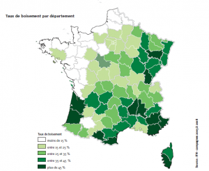 Boisement du territoire français